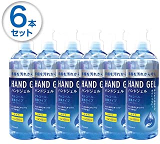 ハンドジェル アルコール 洗浄タイプ6本セット/大容量500ml/速乾性 TOAMIT 東亜産業